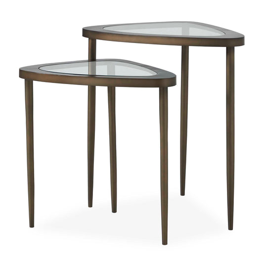 Millar Curved Nesting Tables, S/2