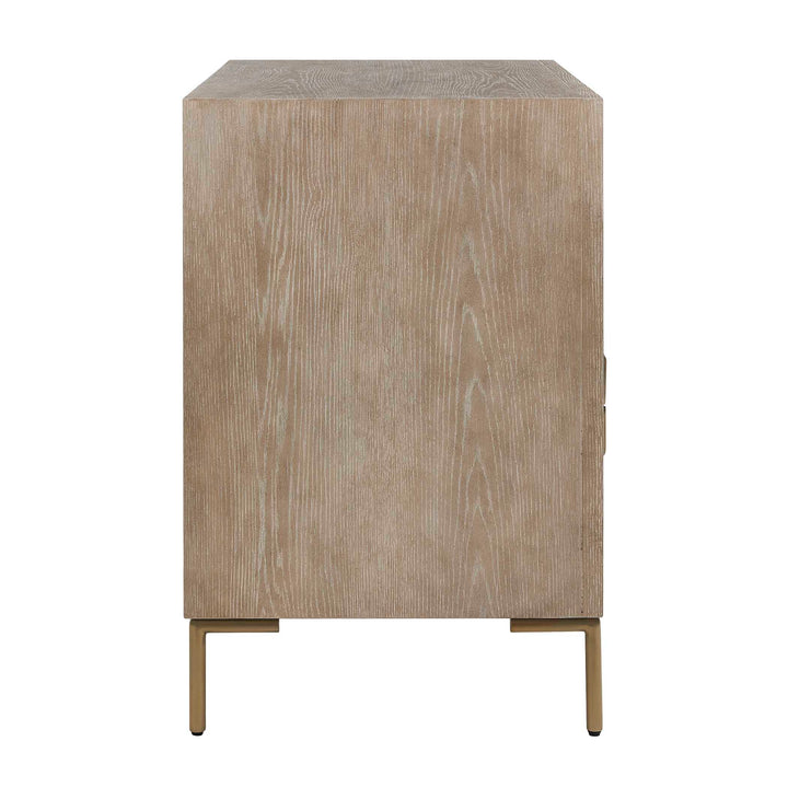 Alessia Modern Light Oak Side Table
