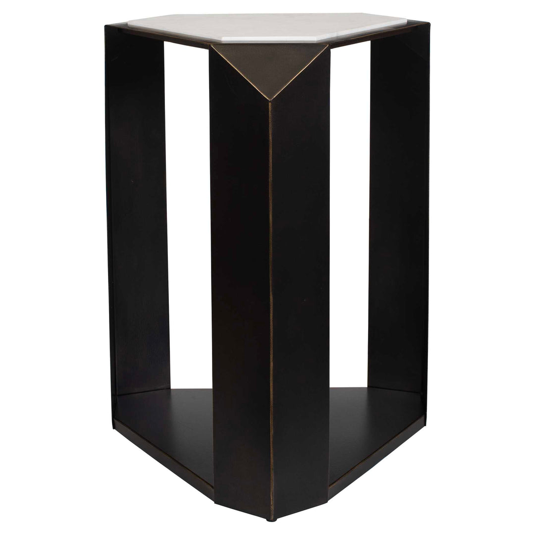 Keenan Geometric Accent Table