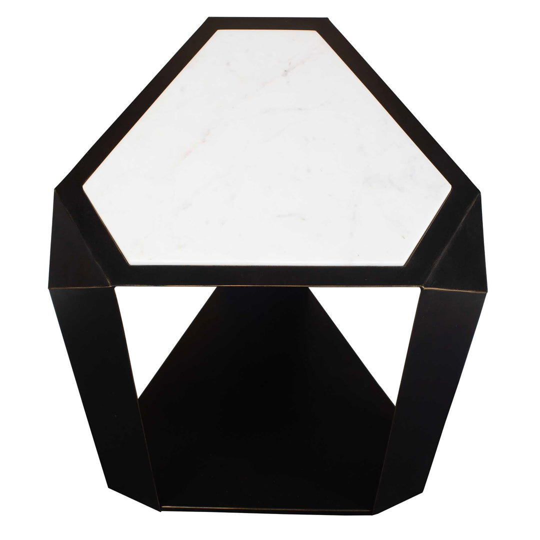 Keenan Geometric Accent Table