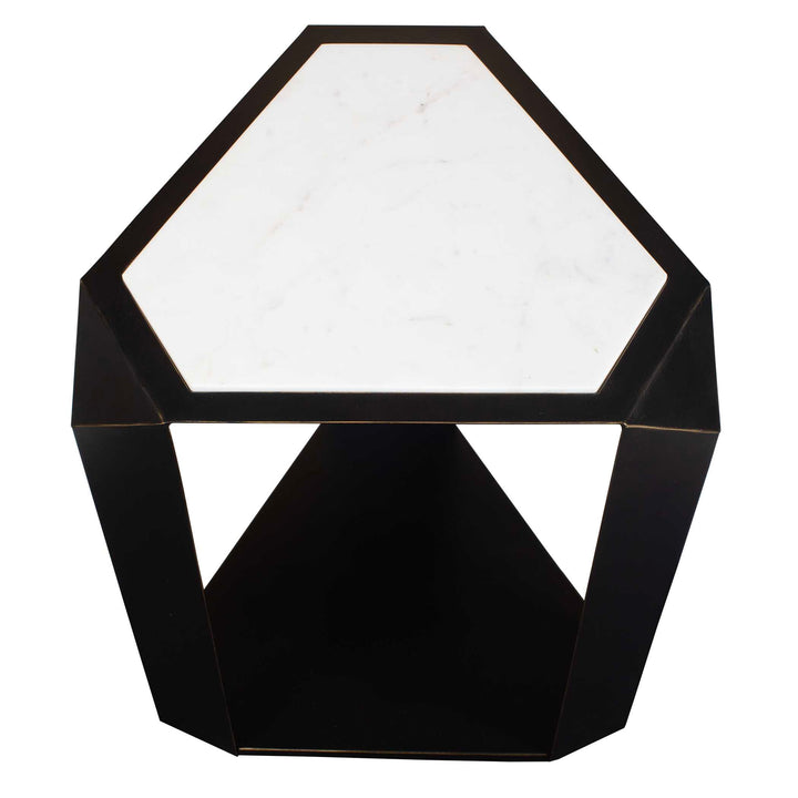Keenan Geometric Accent Table