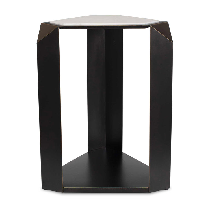 Keenan Geometric Accent Table