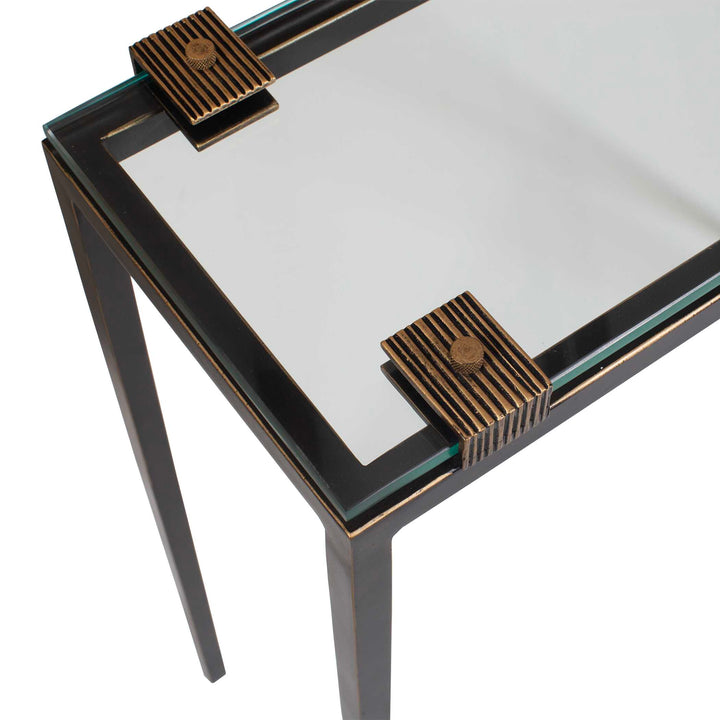 Averona Glass Top Accent Table