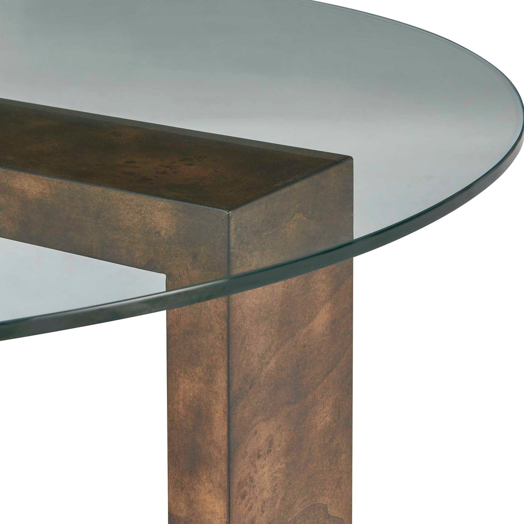 Ignis Round Glass Coffee Table