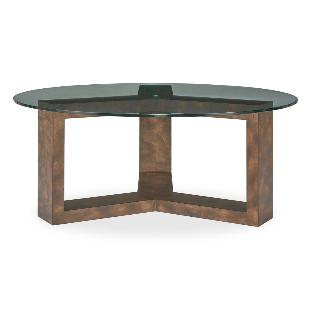 Ignis Round Glass Coffee Table
