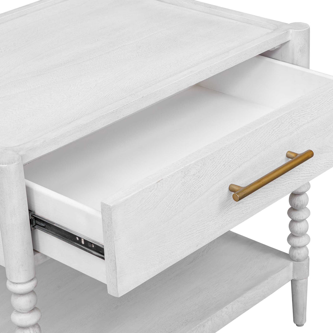 Bales Off-White Side Table