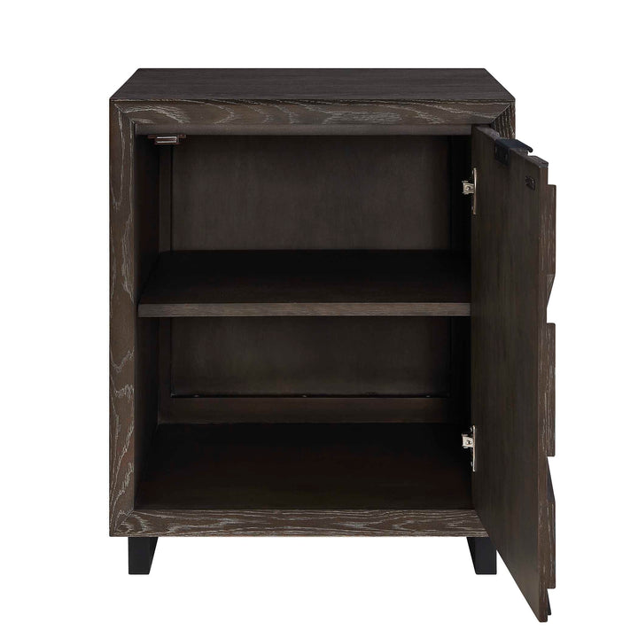 Barrett Dark Charcoal Oak Cabinet
