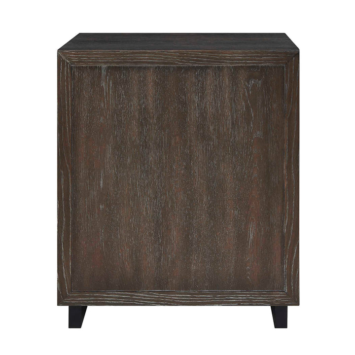 Barrett Dark Charcoal Oak Cabinet