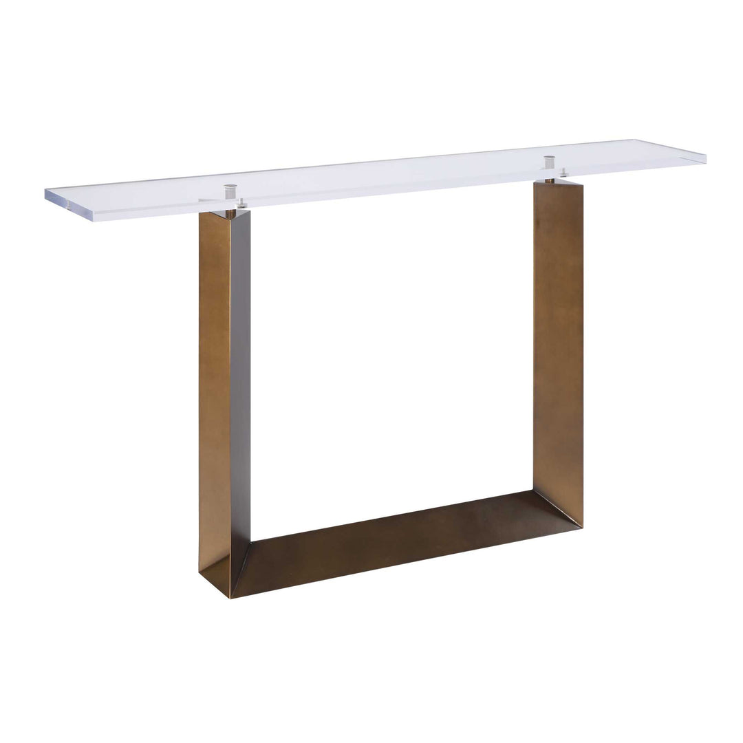 McElroy Modern Bronze Console Table