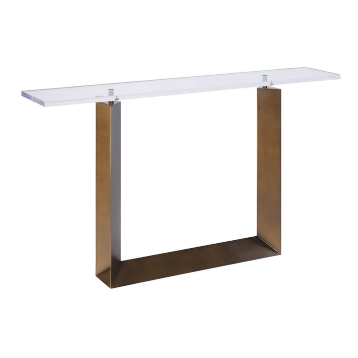 McElroy Modern Bronze Console Table