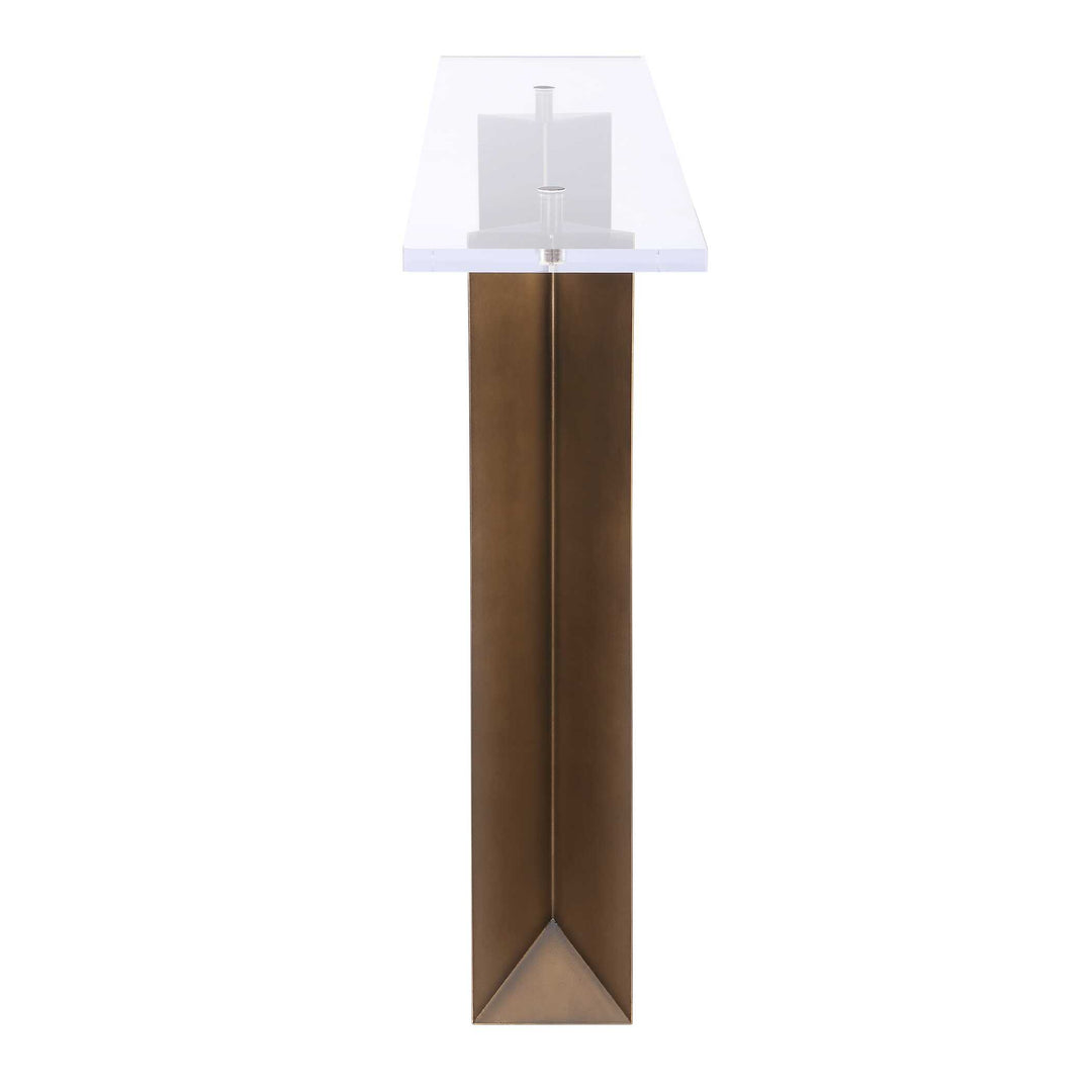 McElroy Modern Bronze Console Table