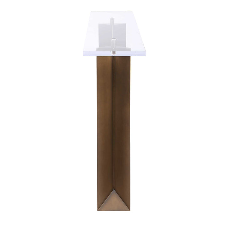McElroy Modern Bronze Console Table