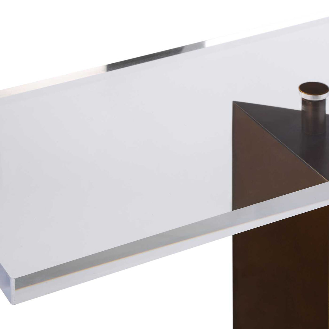 McElroy Modern Bronze Console Table