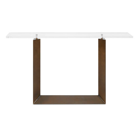 McElroy Modern Bronze Console Table