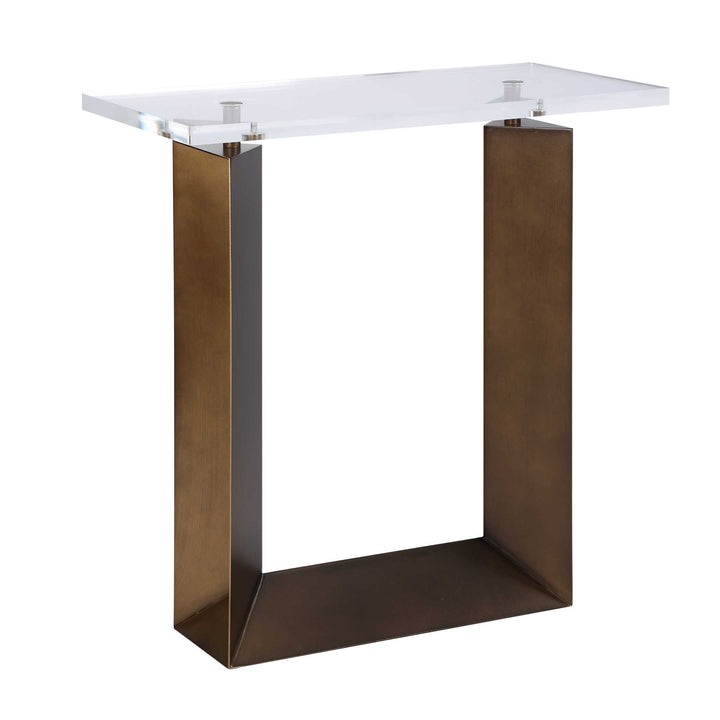 McElroy Modern Bronze Side Table