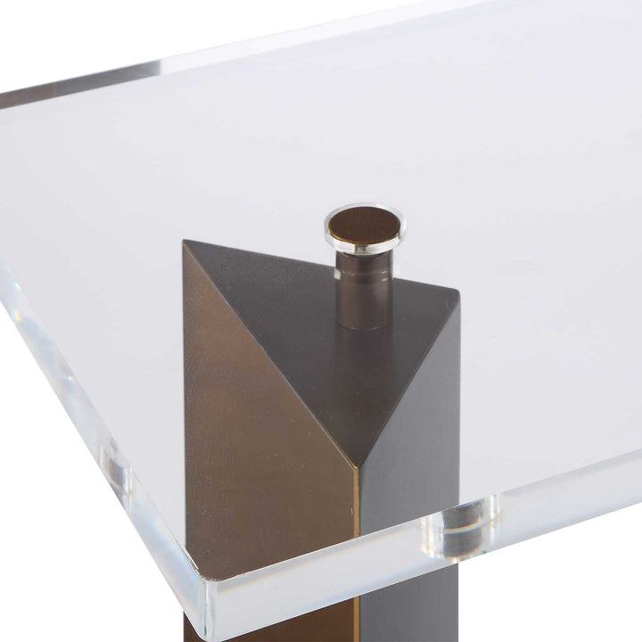 McElroy Modern Bronze Side Table