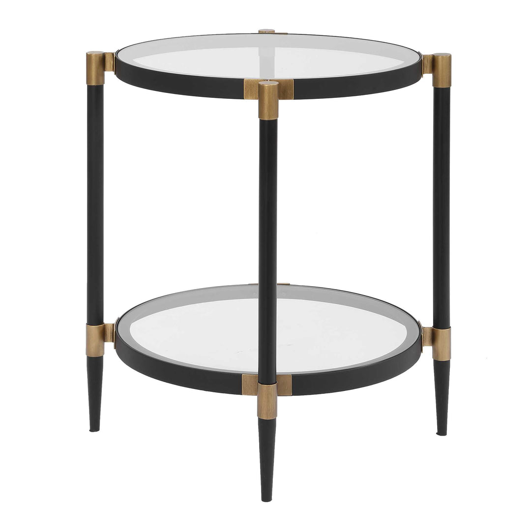 Chadid Round Glass Side Table