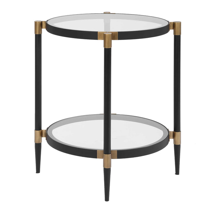 Chadid Round Glass Side Table
