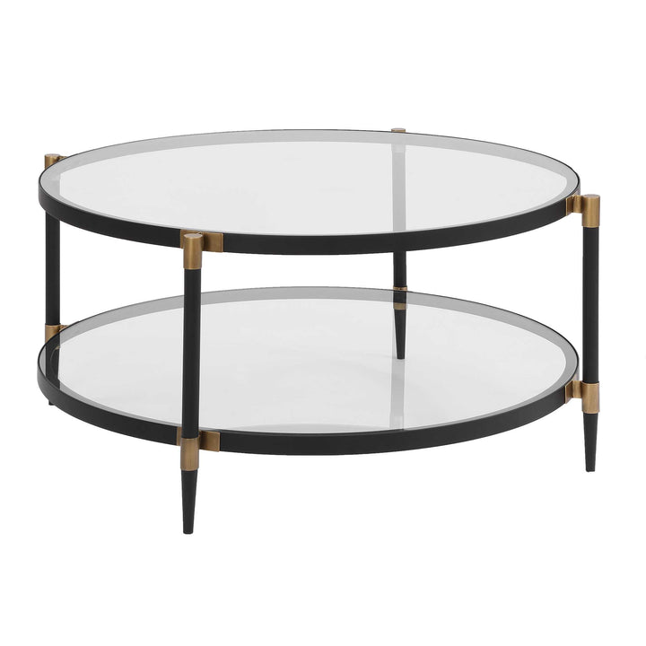 Chadid Round Glass Coffee Table