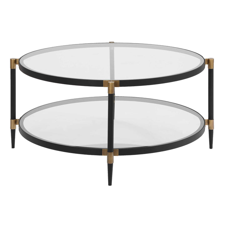 Chadid Round Glass Coffee Table