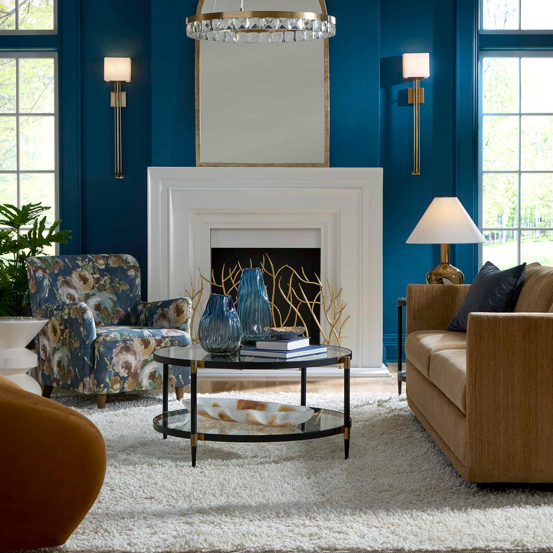 Chadid Round Glass Coffee Table