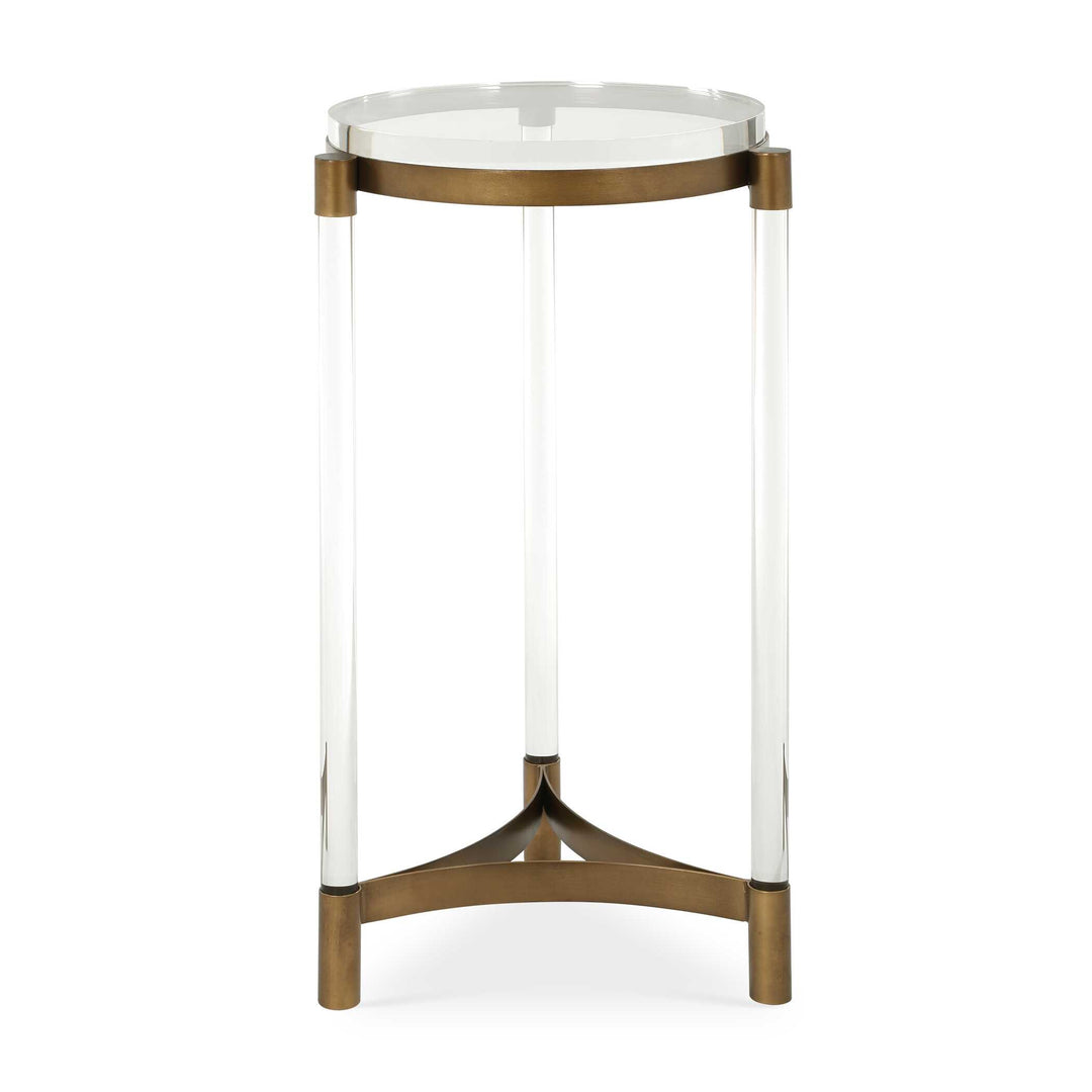 Pereira Round Acrylic Accent Table