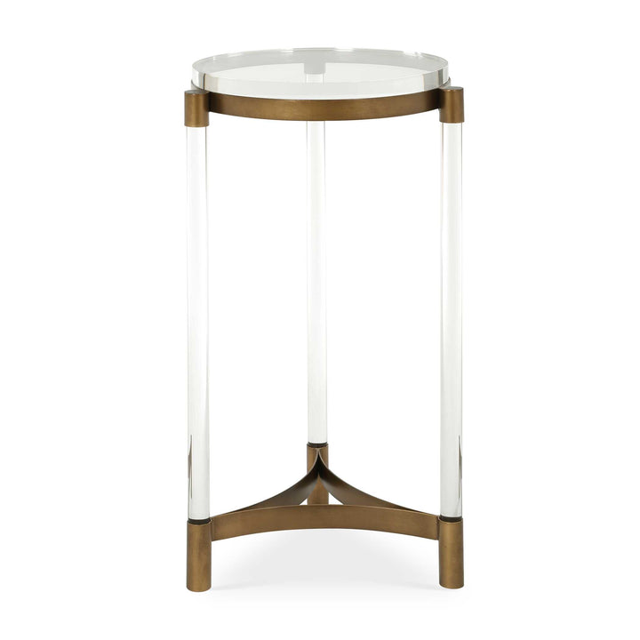 Pereira Round Acrylic Accent Table