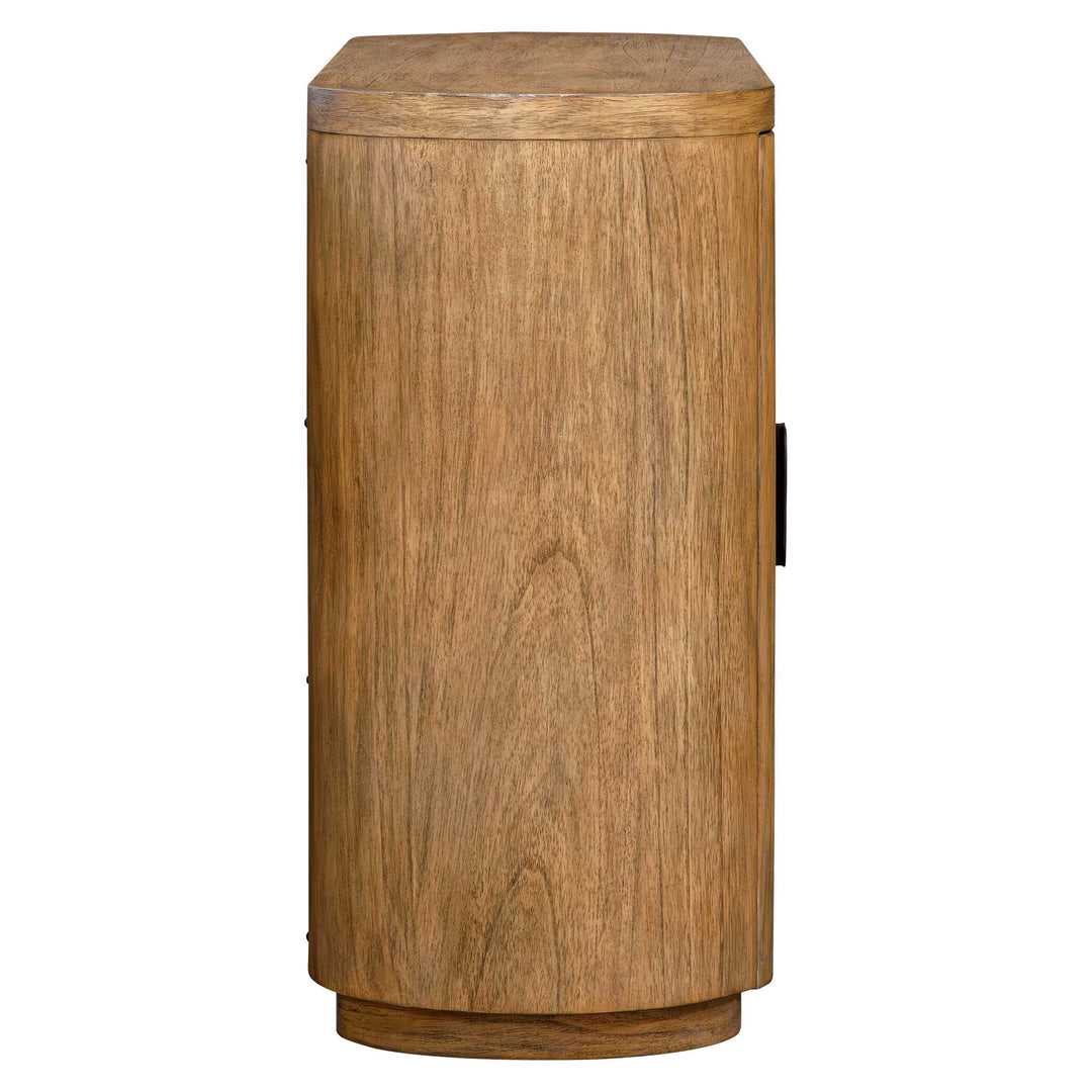 Newell Natural Wood 2 Door Cabinet