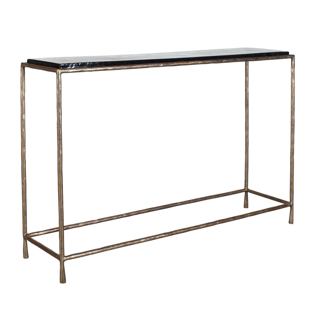 Ovard Minimalist Metal Console Table