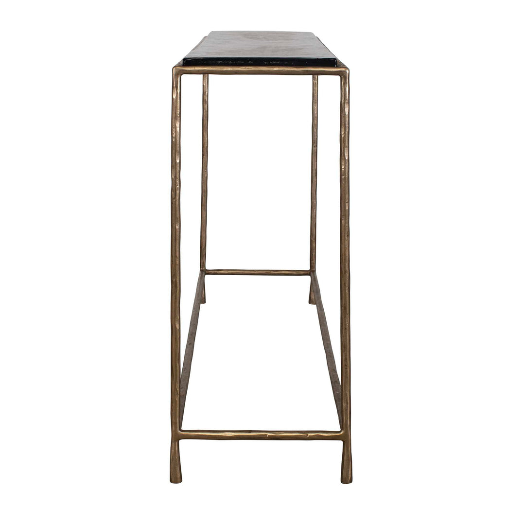 Ovard Minimalist Metal Console Table