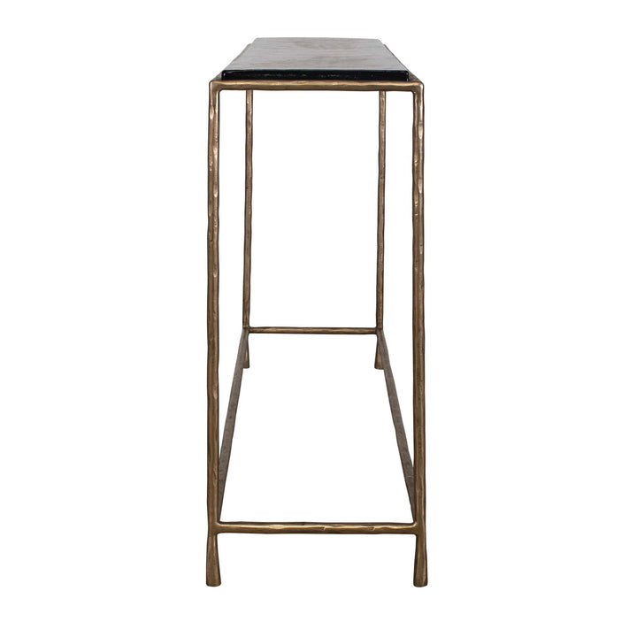 Ovard Minimalist Metal Console Table