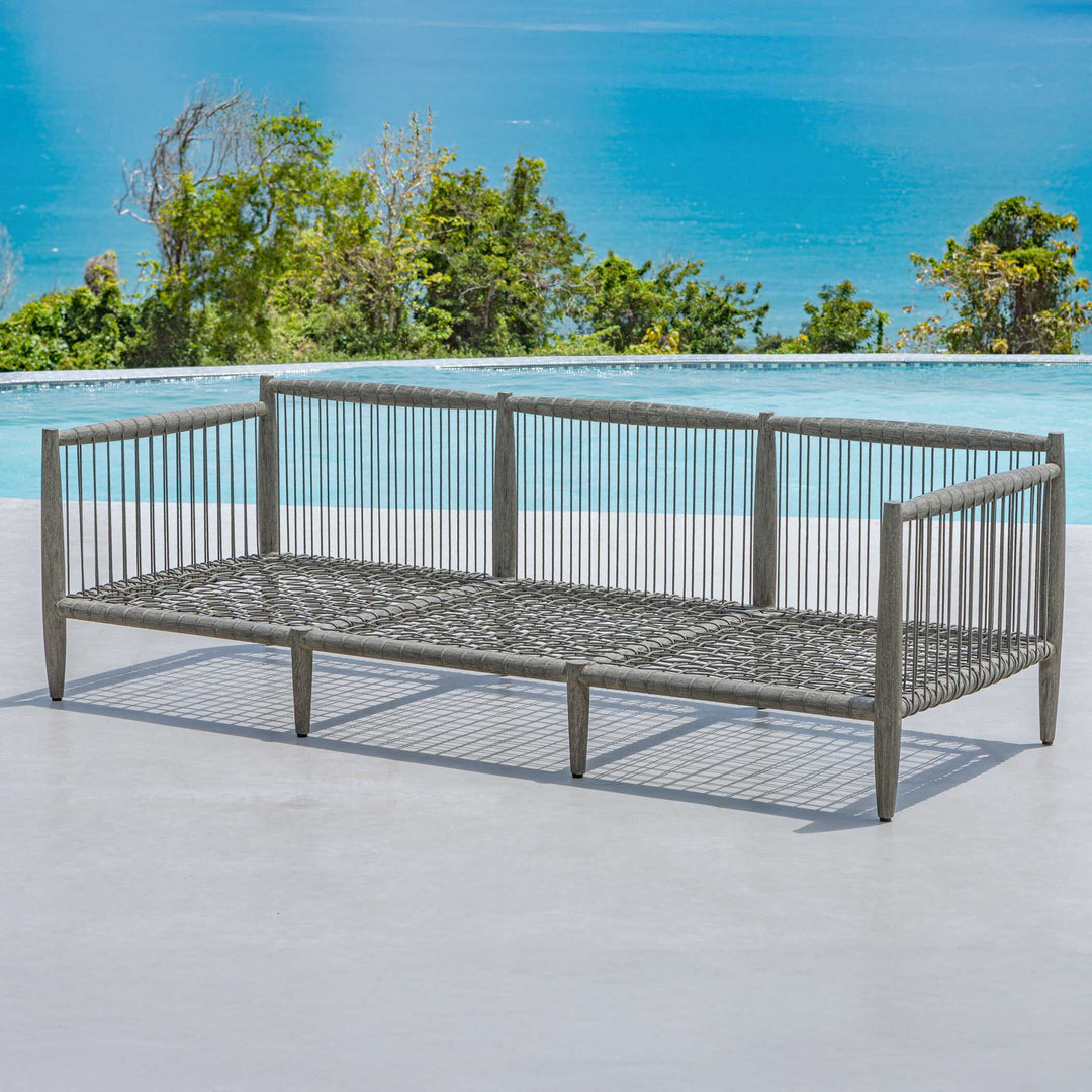 Borneo Oyster White Outdoor Sofa
