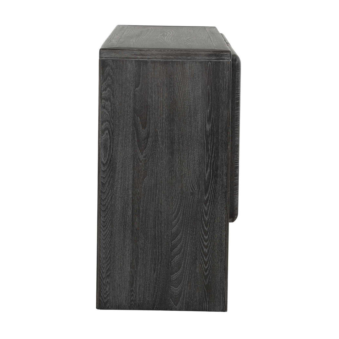 Bierk Dark Stain 2 Door Cabinet