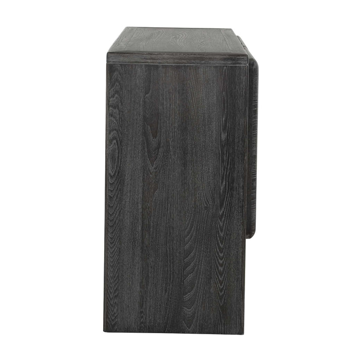 Bierk Dark Stain 2 Door Cabinet