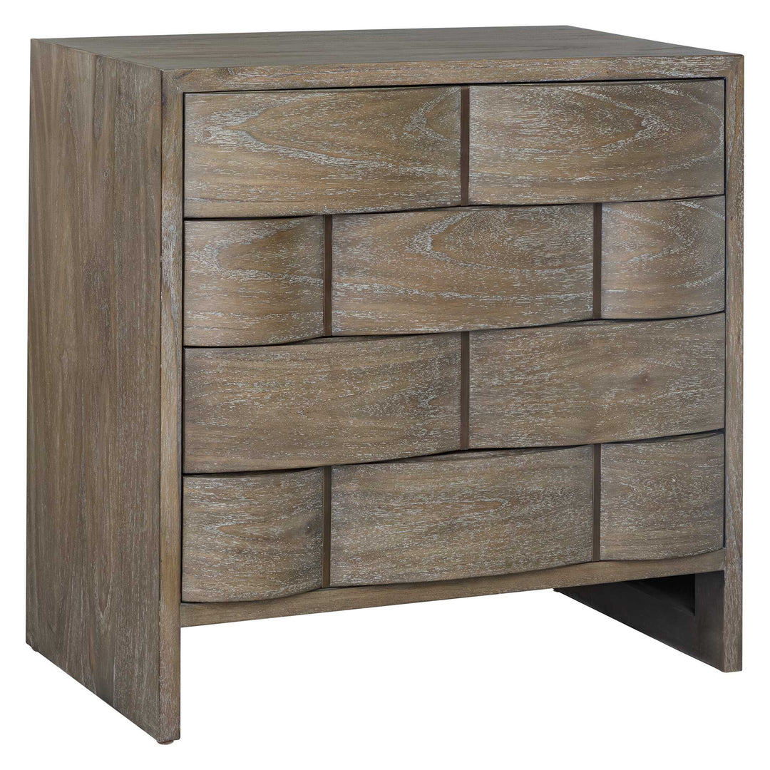 Lydon 4 Drawer Brown Finish Chest