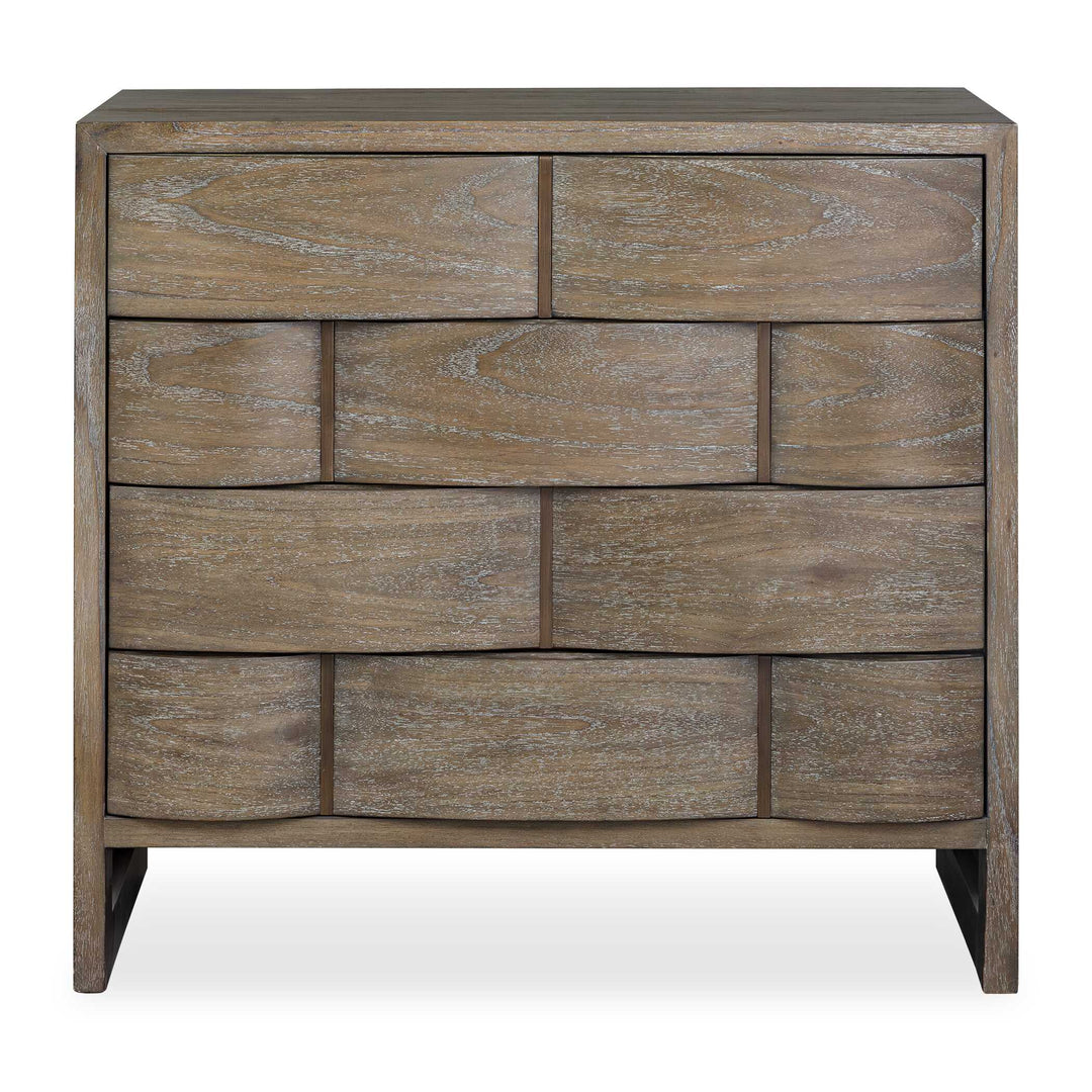 Lydon 4 Drawer Brown Finish Chest