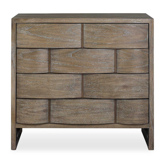 Lydon 4 Drawer Brown Finish Chest
