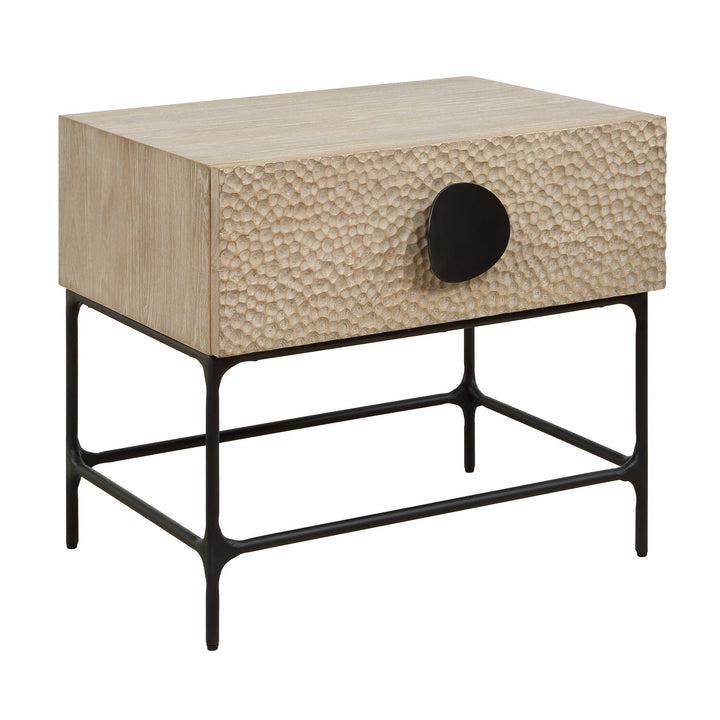 Lunar Wooden Side Table