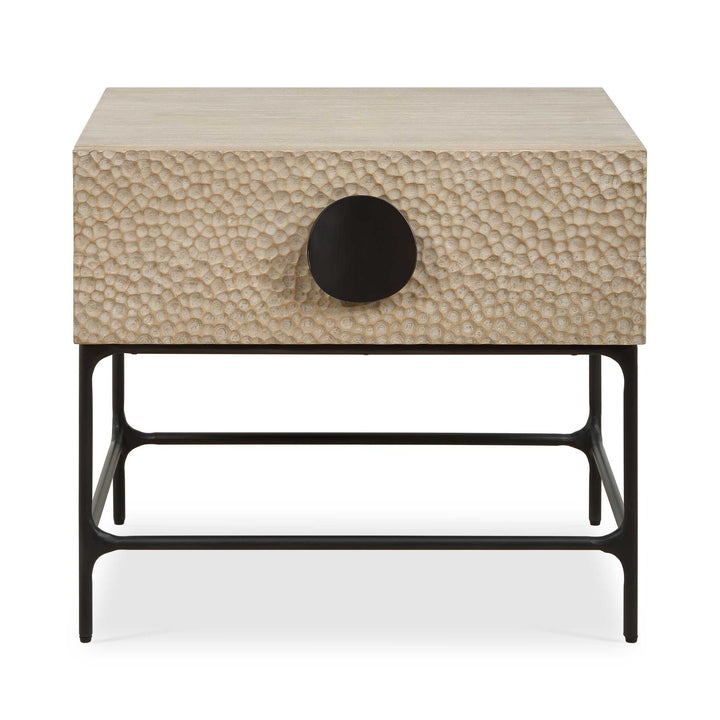 Lunar Wooden Side Table