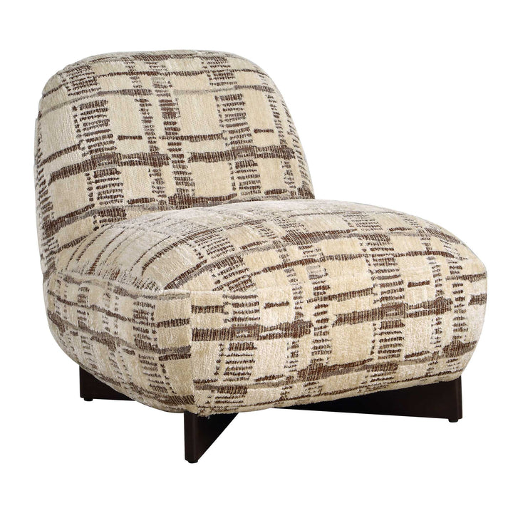 Evans Modern Armless Accent Chair