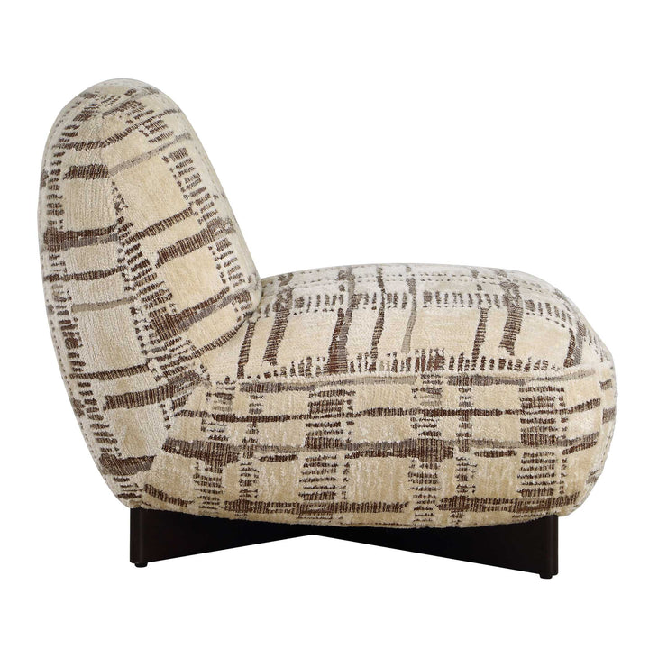 Evans Modern Armless Accent Chair