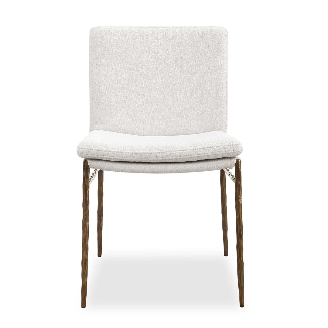Ascend Textured White Dining Chair