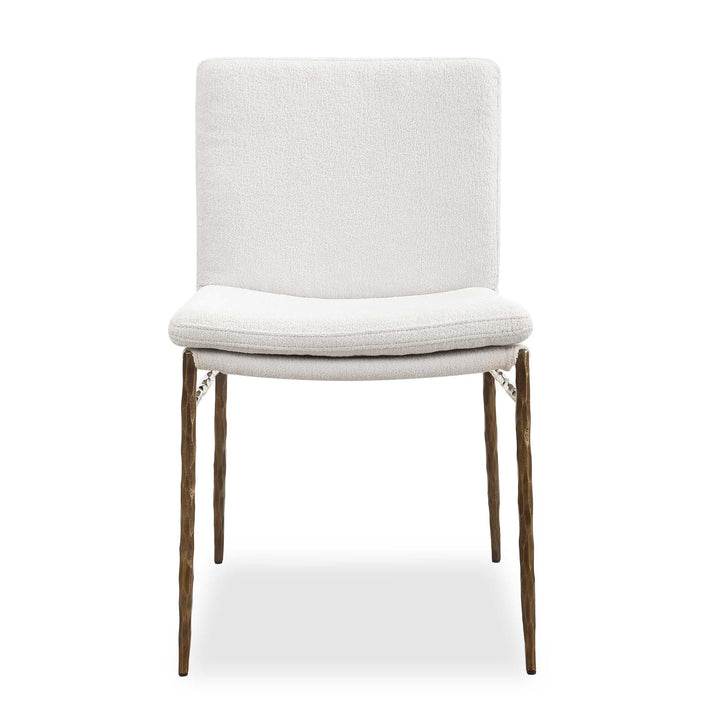 Ascend Textured White Dining Chair