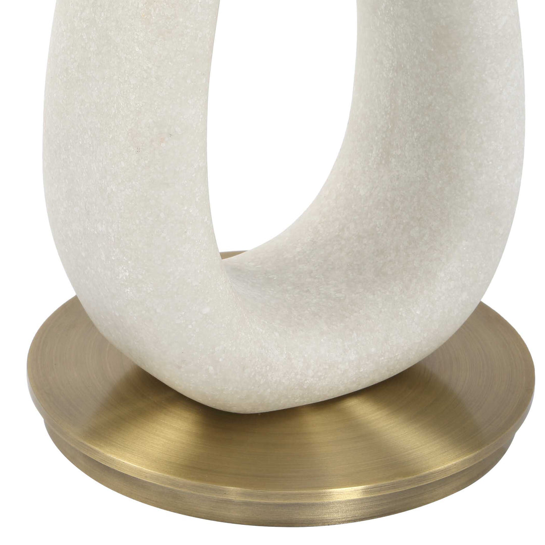Sonia Modern Brass Accent Table