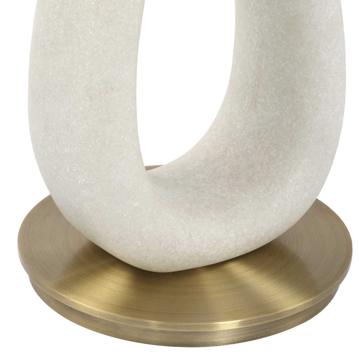 Sonia Modern Brass Accent Table