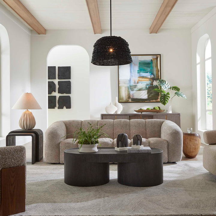 Isbell Black Stained Coffee Table