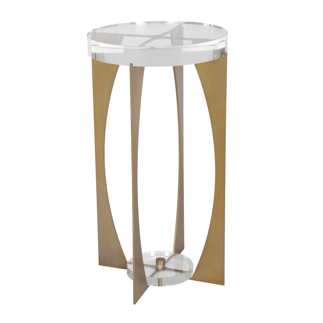 Kolkata Brass Accent Table