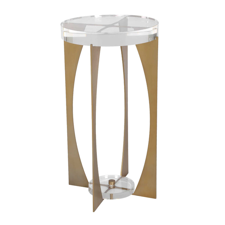 Kolkata Brass Accent Table