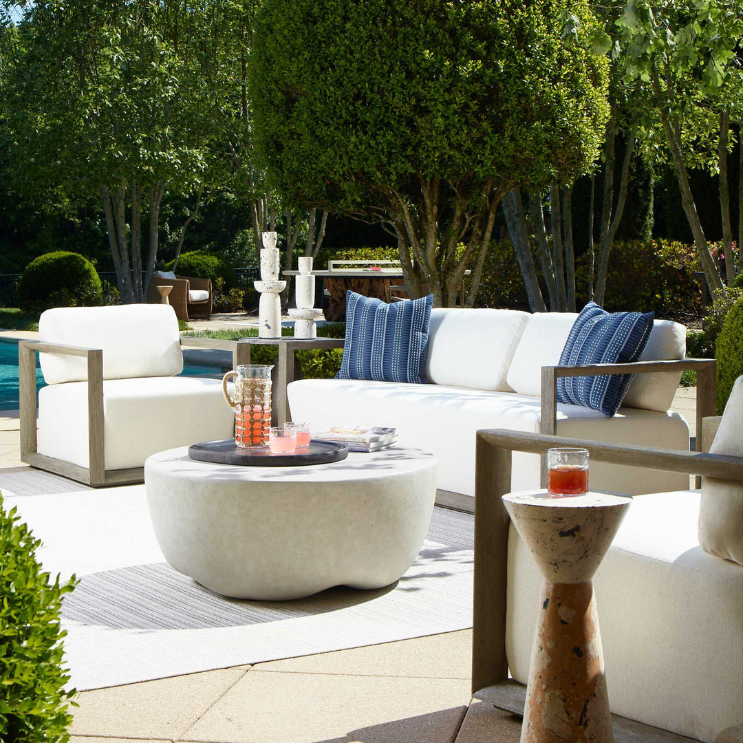 Remsen Outdoor Gray Sofa