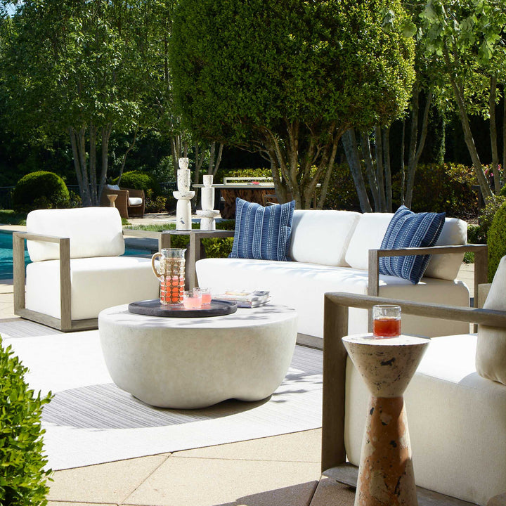 Remsen Outdoor Gray Sofa